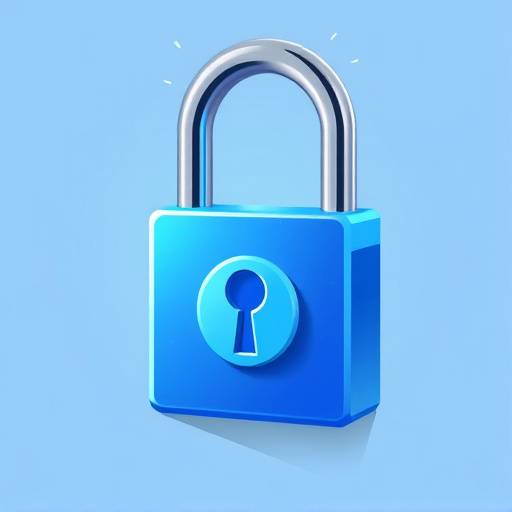 Illustration of a lock symbolizing data protection and privacy at HopeEd Uganda.