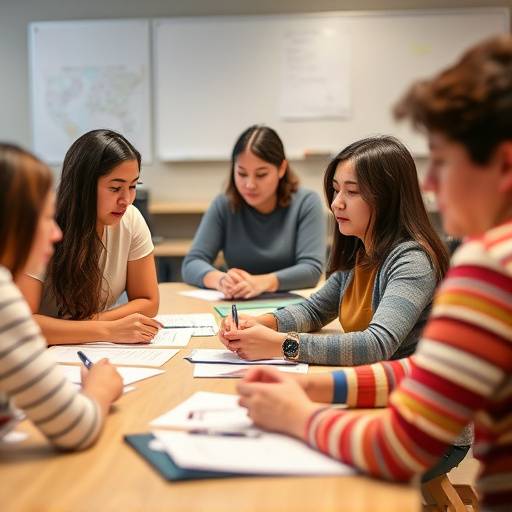 Instructors participating in a professional development workshop focused on improving teaching methodologies